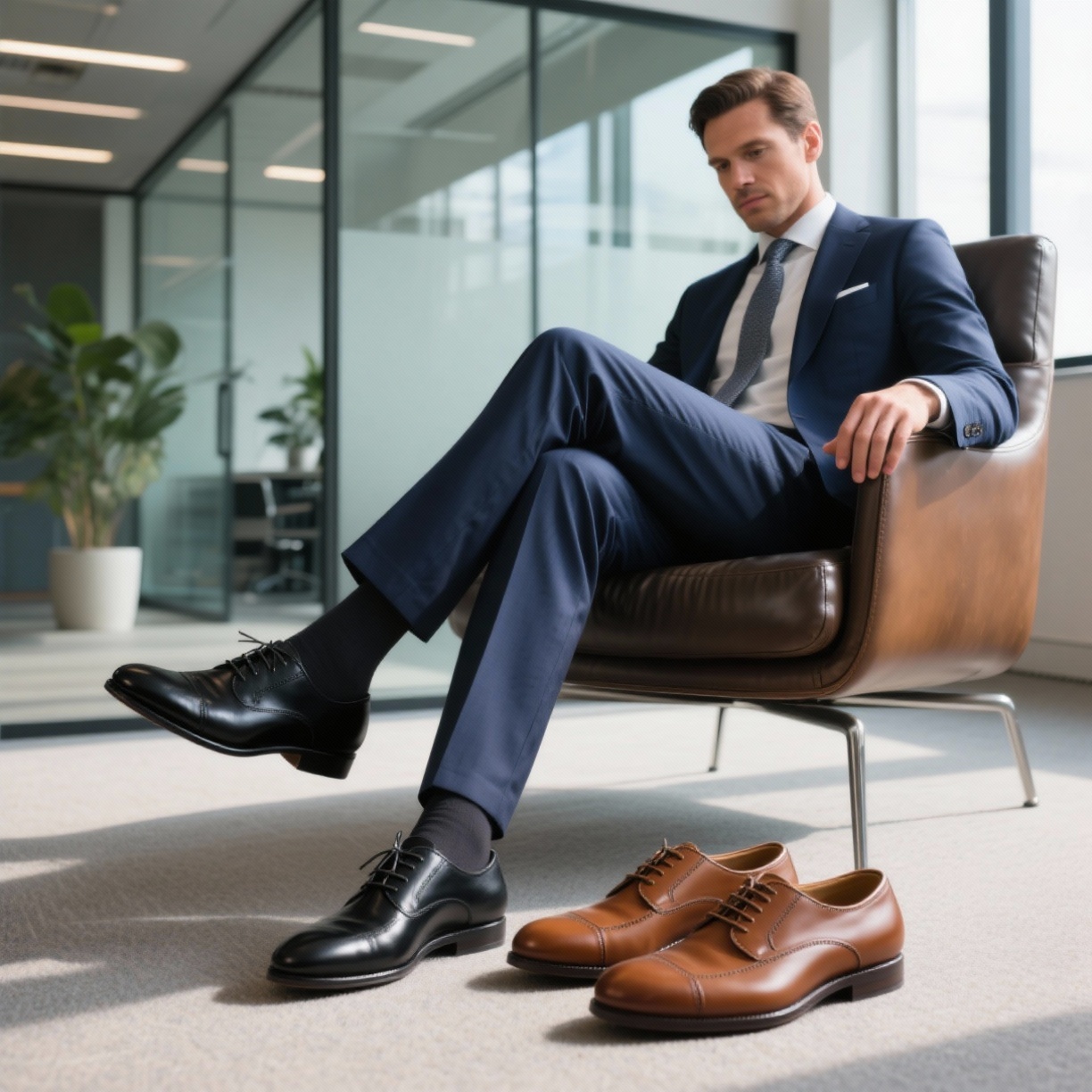 Sapato Social vs Oxford: Qual Escolher para o Escritório com Estilo?