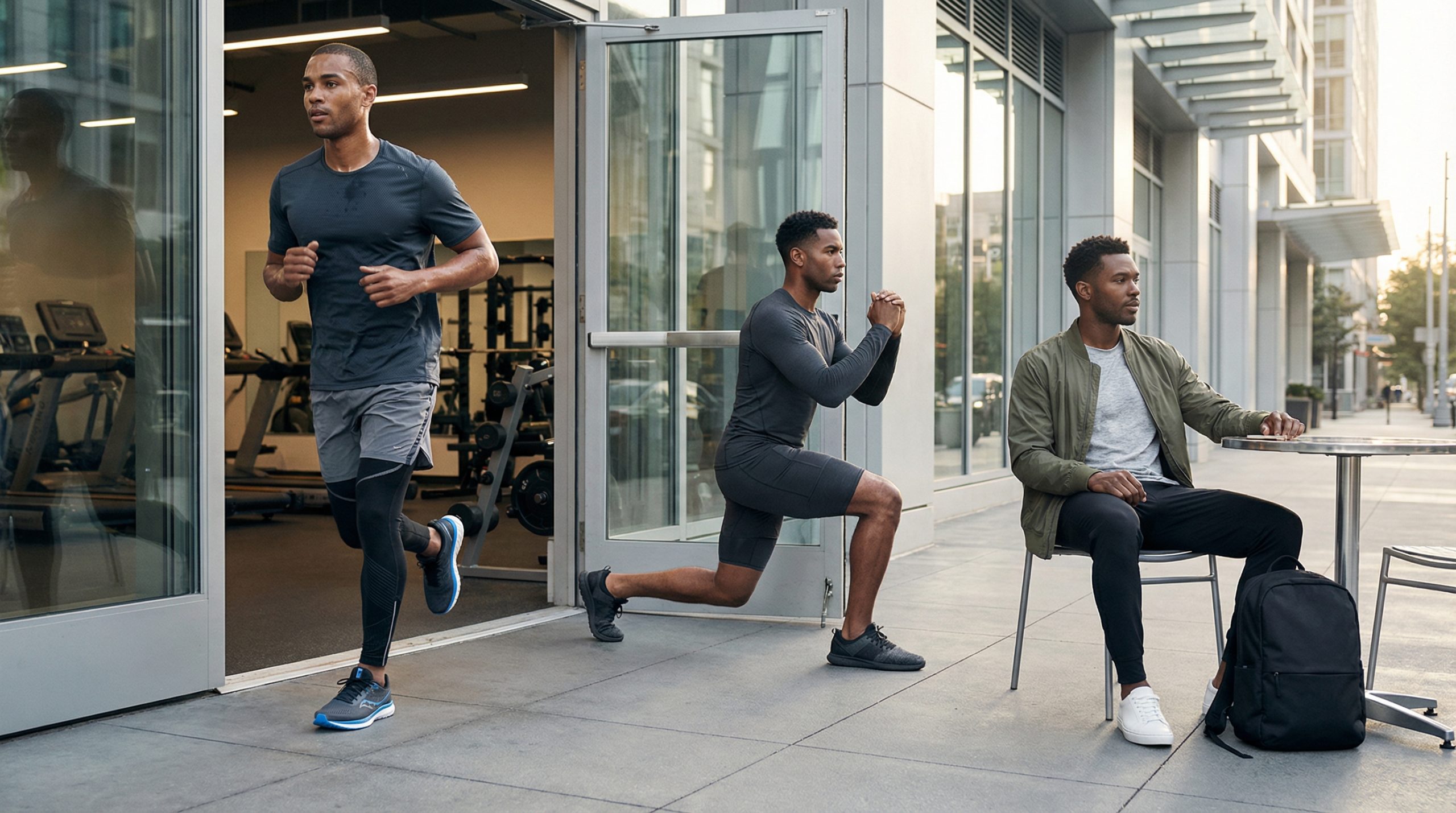 Bastidores da Moda Fitness Masculina: estilo, tecidos e tênis